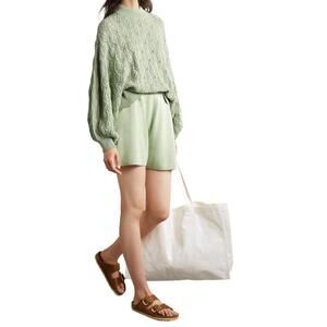 NEW MR MITTENS lounge shorts in sage